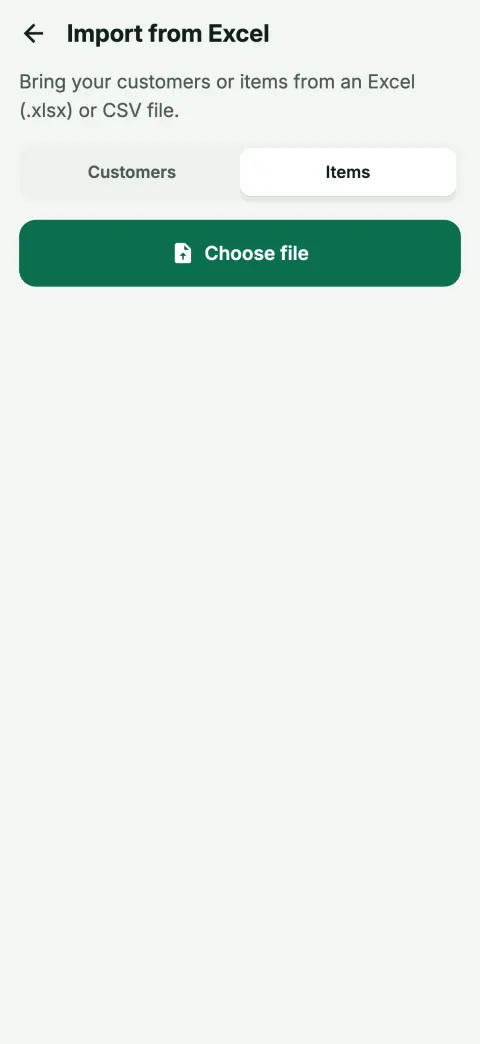 Import from another billing app